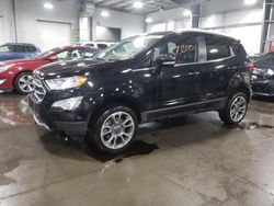 Salvage cars for sale at Ham Lake, MN auction: 2020 Ford Ecosport Titanium