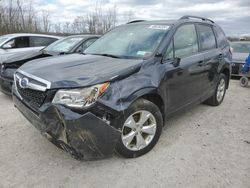 Salvage cars for sale from Copart Leroy, NY: 2015 Subaru Forester 2.5I Premium