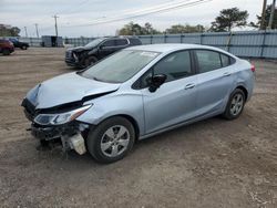 Salvage cars for sale from Copart Newton, AL: 2018 Chevrolet Cruze LS