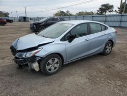 Chevrolet salvage cars for sale: 2018 Chevrolet Cruze LS