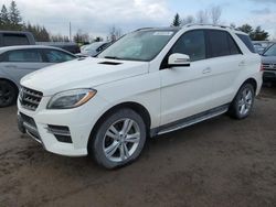 Salvage cars for sale from Copart Bowmanville, ON: 2014 Mercedes-Benz ML 350 Bluetec