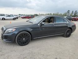 Mercedes-Benz s 550 salvage cars for sale: 2015 Mercedes-Benz S 550