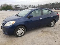 Salvage cars for sale from Copart Charles City, VA: 2013 Nissan Versa S