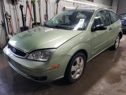 Salvage cars for sale at Elgin, IL auction: 2007 Ford Focus ZX3