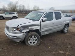 Salvage cars for sale from Copart Columbia Station, OH: 2006 Honda Ridgeline RTL