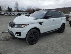 Salvage cars for sale from Copart Grantville, PA: 2016 Land Rover Range Rover Sport SC