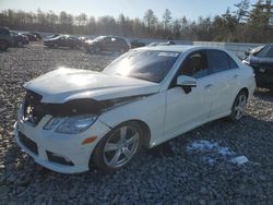 Salvage cars for sale at Windham, ME auction: 2010 Mercedes-Benz E 350 4matic