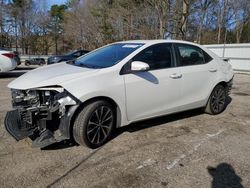 Salvage cars for sale from Copart Austell, GA: 2018 Toyota Corolla L