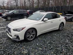 Infiniti 36a Fourwi salvage cars for sale: 2021 Infiniti Q50 Sensory