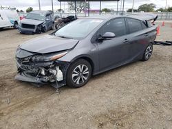 Salvage cars for sale from Copart San Diego, CA: 2019 Toyota Prius Prime