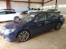 Salvage cars for sale from Copart Longview, TX: 2015 Honda Accord Sport