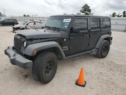 Vehiculos salvage en venta de Copart Houston, TX: 2018 Jeep Wrangler Unlimited Sport