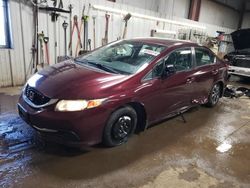 Honda Civic EX salvage cars for sale: 2014 Honda Civic EX