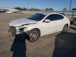Salvage cars for sale at Sacramento, CA auction: 2016 Acura TLX