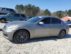 Salvage cars for sale at Mendon, MA auction: 2007 Infiniti G35