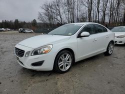 Salvage cars for sale from Copart Candia, NH: 2012 Volvo S60 T5