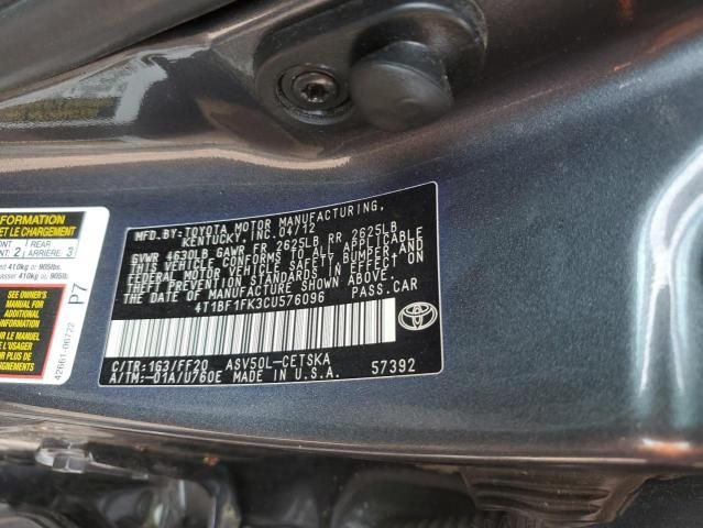 2012 Toyota Camry Base