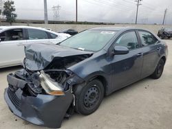 Salvage cars for sale from Copart Rancho Cucamonga, CA: 2015 Toyota Corolla L