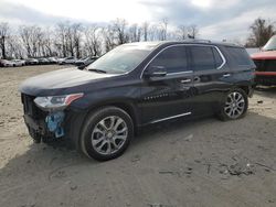 Salvage cars for sale from Copart Baltimore, MD: 2019 Chevrolet Traverse Premier