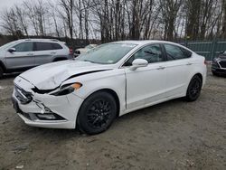 Salvage cars for sale at Candia, NH auction: 2017 Ford Fusion SE