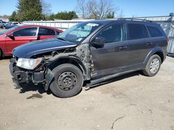 Salvage cars for sale from Copart Finksburg, MD: 2016 Dodge Journey SE