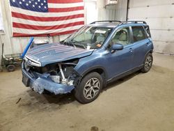 Salvage cars for sale from Copart Lyman, ME: 2020 Subaru Forester Premium