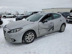 Carros salvage a la venta en subasta: 2015 Mazda 3 Touring