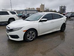 Salvage cars for sale at New Orleans, LA auction: 2016 Honda Civic LX