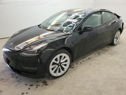 Tesla salvage cars for sale: 2022 Tesla Model 3