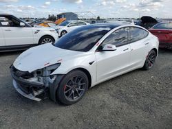 Salvage cars for sale at Antelope, CA auction: 2021 Tesla Model 3