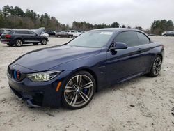 Salvage cars for sale at Mendon, MA auction: 2018 BMW M4