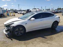 Salvage cars for sale at Los Angeles, CA auction: 2019 Tesla Model 3