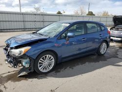 Salvage cars for sale from Copart Littleton, CO: 2012 Subaru Impreza Limited