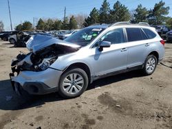 Subaru salvage cars for sale: 2016 Subaru Outback 2.5I Premium