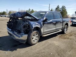 Ford salvage cars for sale: 2021 Ford F150 Supercrew