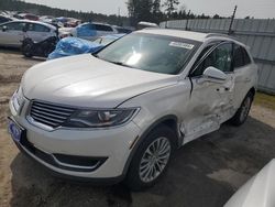 Salvage cars for sale at Harleyville, SC auction: 2016 Lincoln MKX Select