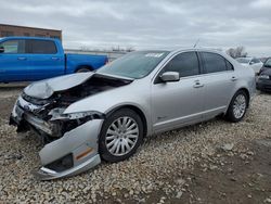 Salvage cars for sale from Copart Kansas City, KS: 2010 Ford Fusion Hybrid