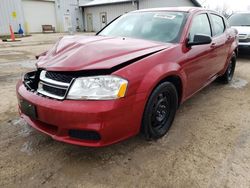 Salvage cars for sale from Copart Pekin, IL: 2014 Dodge Avenger SE