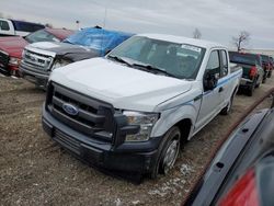 Salvage trucks for sale at Davison, MI auction: 2017 Ford F150 Super Cab