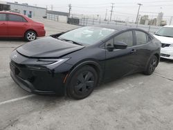 Salvage cars for sale at Sun Valley, CA auction: 2024 Toyota Prius LE