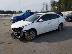 Salvage cars for sale from Copart Dunn, NC: 2017 Nissan Sentra S