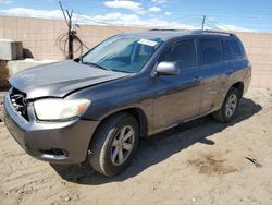 Salvage cars for sale at Albuquerque, NM auction: 2009 Toyota Highlander