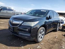 Salvage cars for sale from Copart Brighton, CO: 2014 Acura MDX