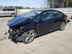 Salvage cars for sale at Dunn, NC auction: 2016 KIA Forte EX