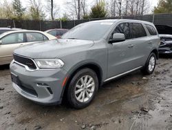 Salvage cars for sale at Waldorf, MD auction: 2021 Dodge Durango SXT