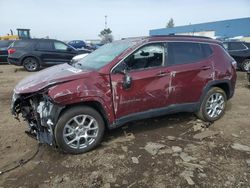 Vehiculos salvage en venta de Copart Woodhaven, MI: 2022 Jeep Compass Latitude LUX