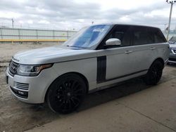 Land Rover salvage cars for sale: 2016 Land Rover Range Rover HSE