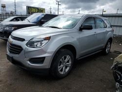 Salvage cars for sale from Copart Chicago Heights, IL: 2017 Chevrolet Equinox LS