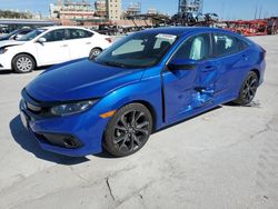 Salvage cars for sale from Copart New Orleans, LA: 2019 Honda Civic Sport