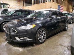 Salvage cars for sale at Anchorage, AK auction: 2017 Ford Fusion SE Hybrid